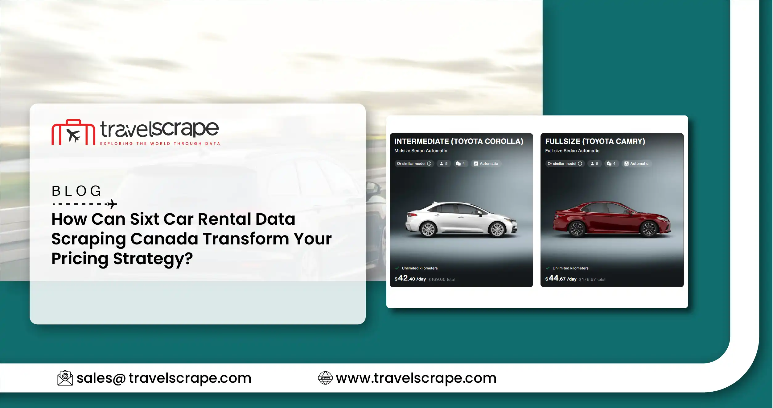 Sixt Car Rental Data Scraping Canada for Pricing Strategy